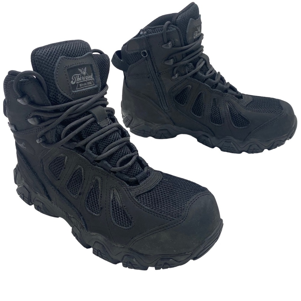 Thorogood Crosstrex Series Black Hiker Boots; Mn 5M; Wmn 7M